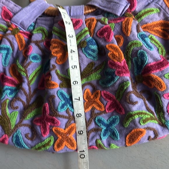 Embroidered Handbag Hippie Earth Divas Fair Trade Made - Picture 10 of 10